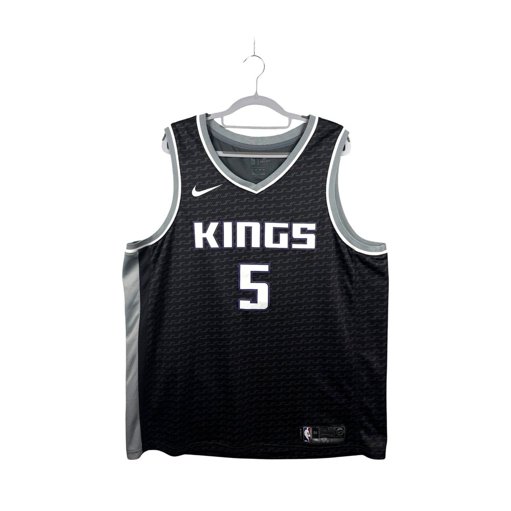 Sacramento Kings Jersey Men's Sz 56 Black Swingman FOX NBA Nike